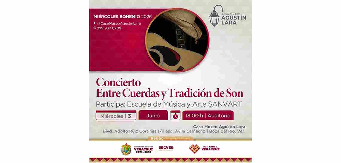 Miércoles Bohemios llenan de música la Casa Museo Agustín Lara