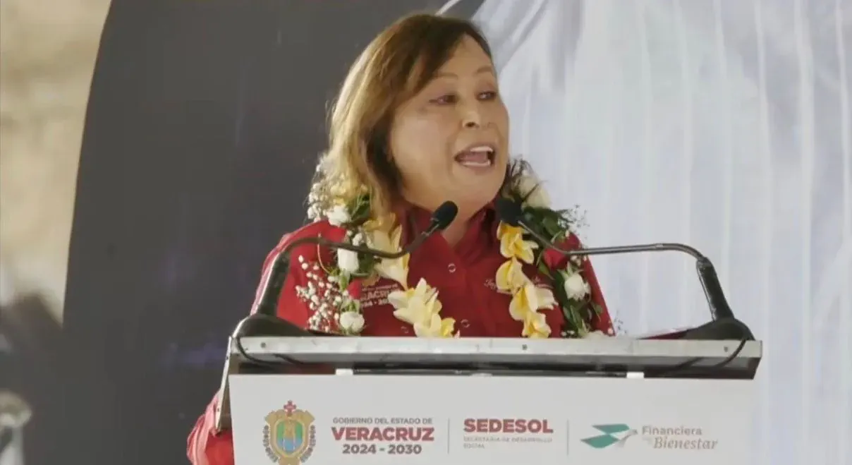 Rocío Nahle refuerza seguridad en Acayucan y anuncia campaña contra las drogas.