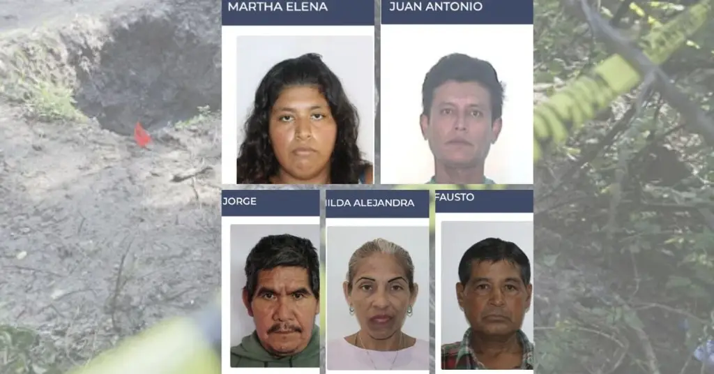 Identifican a 5 veracruzanos desaparecidos y hallados en fosas de Puebla