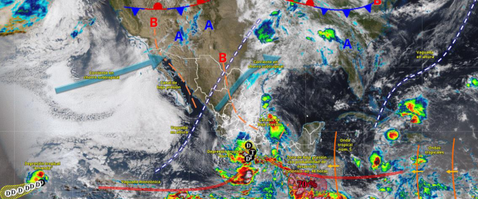 Tormentas este lunes en zonas montañosas deVeracruz: Conagua