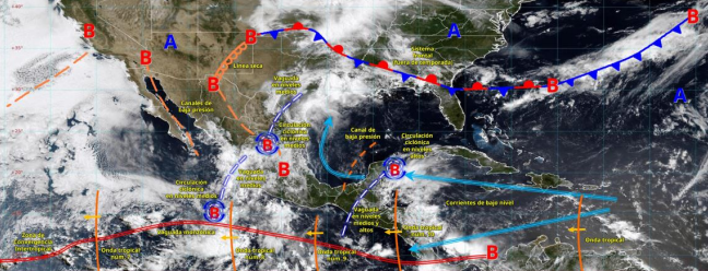 Posibilidad de tormentas este lunes en Veracruz: Conagua