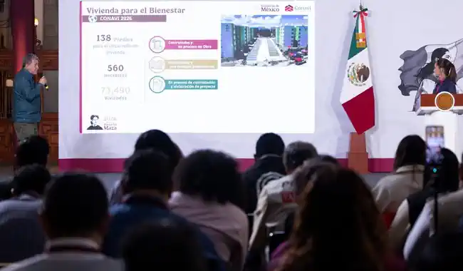 Vivienda para el Bienestar: Hay 274 mil en construcción en el país; el programa atiende a cerca de 7 millones de personas: Presidenta