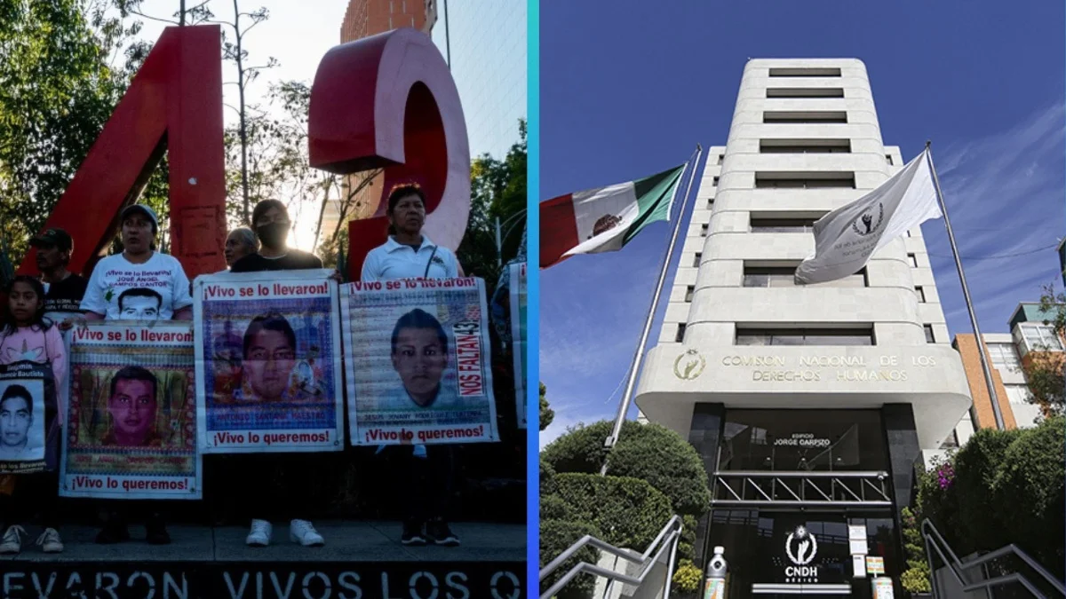 Caso Ayotzinapa: CNDH acusa ‘Anti-verdad histórica’ y ‘montaje’ por parte de organizaciones