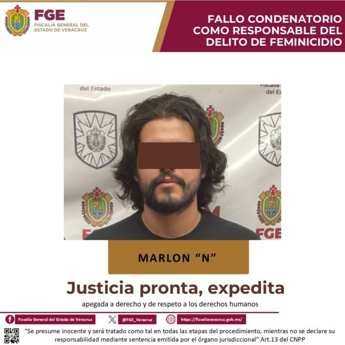 FGE logra fallo condenatorio contra Marlon “N” por el delito de feminicidio