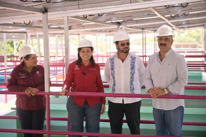 Rocío Nahle entrega planta potabilizadora para 48 mil habitantes de Pueblo Viejo y Tampico Alto