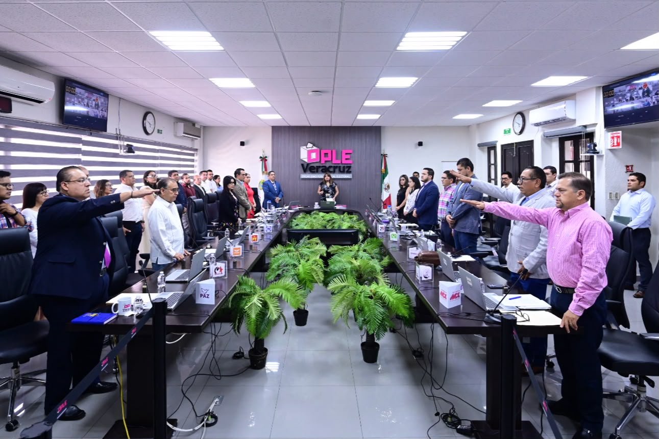 Incorporación de nuevos partidos políticos al Consejo General del OPLE Veracruz es reflejo de la pluralidad que hay en nuestro estado