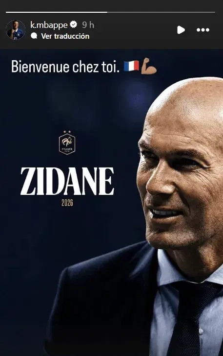 Kylian Mbappé rompe el silencio tras la llegada de Zinedine Zidane a la selección de Francia