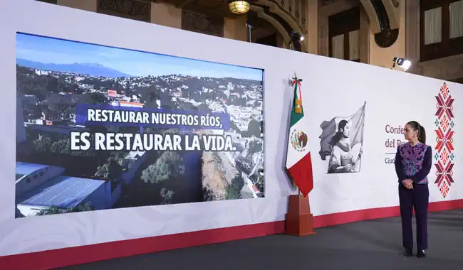 En el sexenio se invertirán 20 mil mdp para sanear los ríos Atoyac, Lerma-Santiago y Tula: presidenta Claudia Sheinbaum