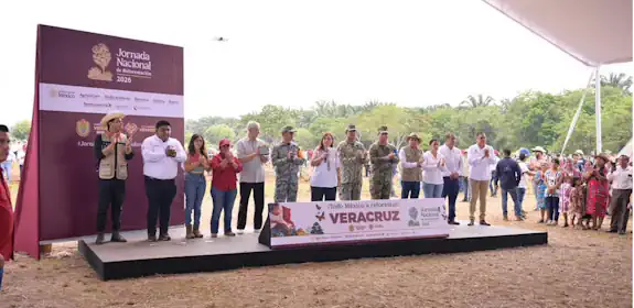 Veracruz se suma a la Jornada Nacional de Reforestación con 370 mil plantas en Acayucan
